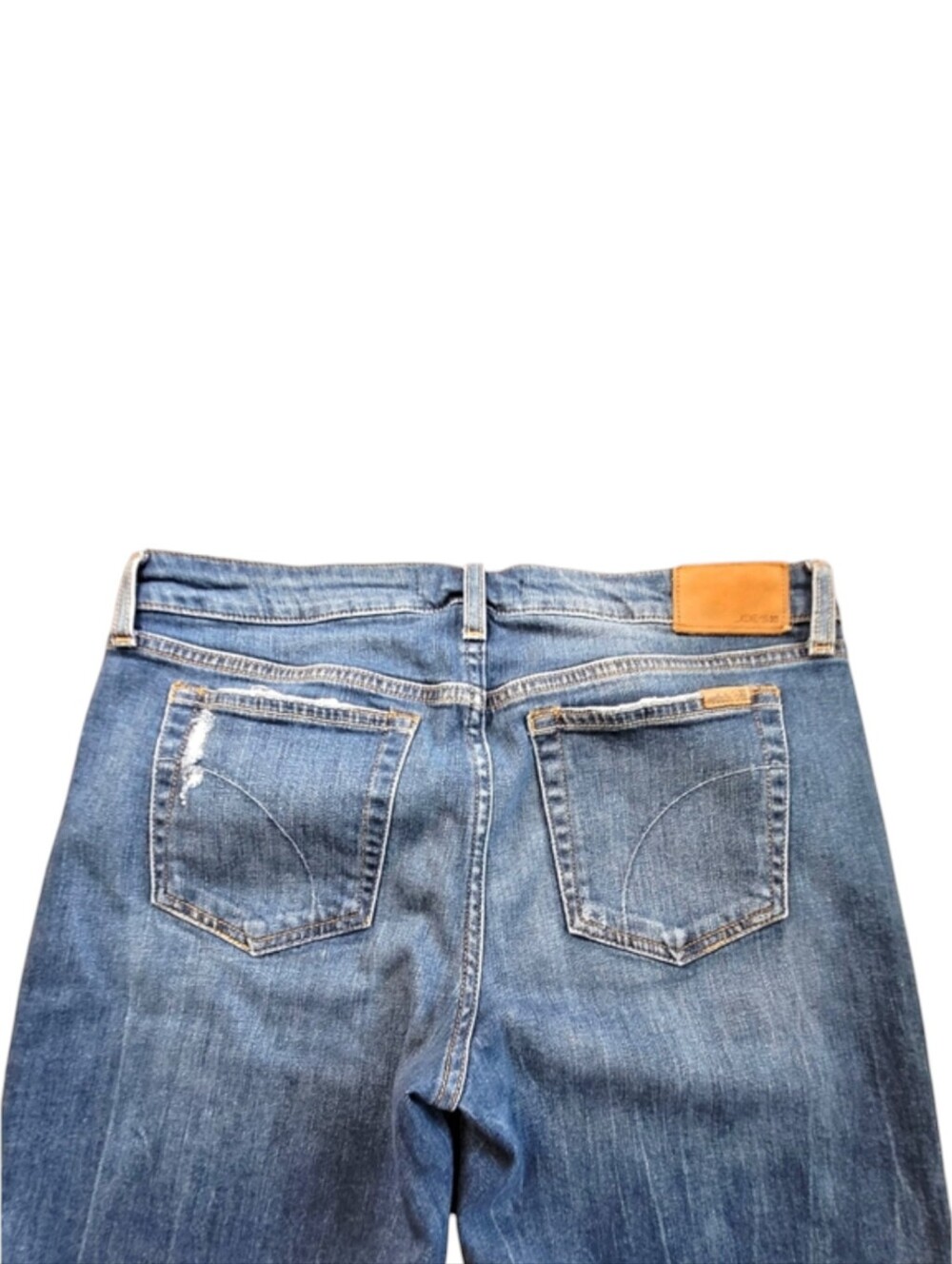 Joe’s Jeans The Finn Bermuda Shorts 29 Mid Rise Frayed Distressed Denim - Picture 7 of 16